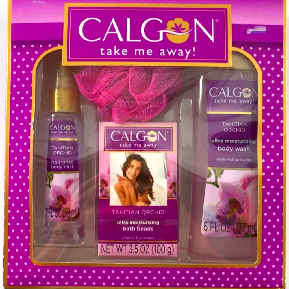 CALGON Tahitian Orchid Gift Set NWT